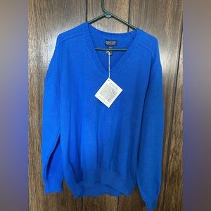 Men’s XL Blue Land’s End Sweater NWT